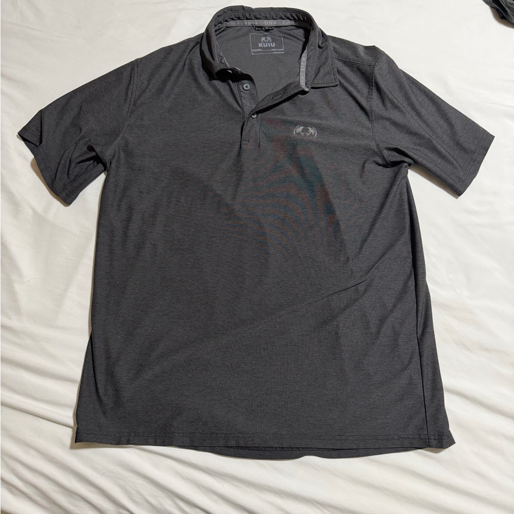 KUIU Performance Polo L Heather Black